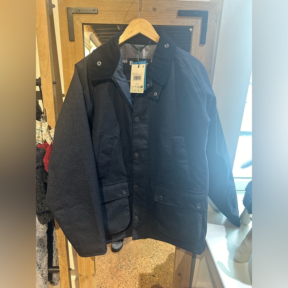 Barbour men’s collard waterproof coat